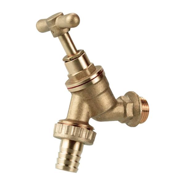 3/4 Inch Outlet Hose Connect PN16 Standard Type Slow Open Brass Stop Bibcock