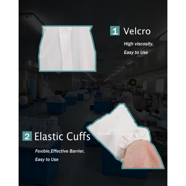 Type 5 6 Lightweight Waterproof Disposable Polypropylene Coveralls