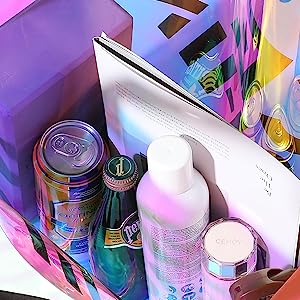 Iridescence Beach Bags for Women - Extra Large Beach Tote Waterproof Sandproof, Pool Bag Travel Picnic Camping