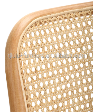 Muebles comerciales Taburete de escritorio de madera con marco natural y sin diseño plegado