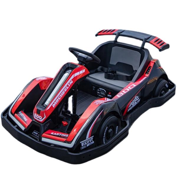 G.W. N.W 19kg/16kgs Kids Outdoor Electric Go Kart Car 12V Battery Power and 4 Wheels