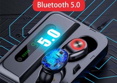 LED Display In Ear Wireless Earbuds With 3500mA Charging Case / Power Bank