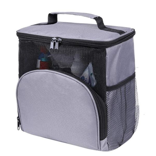 Custom Logo Large 300D Oxford Makeup Toiletry Bag Mesh Hanging Travel For Women Mens Wash