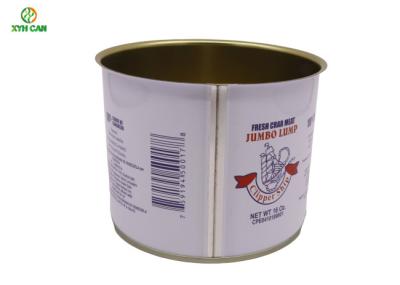 O metal Tin Can Large Capacity Custom imprimiu Tin Containers Box Tin Can para a carne de caranguejo do marisco