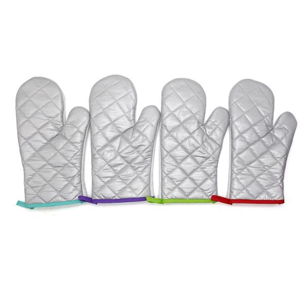 Blank Colored Polyester Oven Mitts Sublimation Personalized Pot Holders Oven Mitts