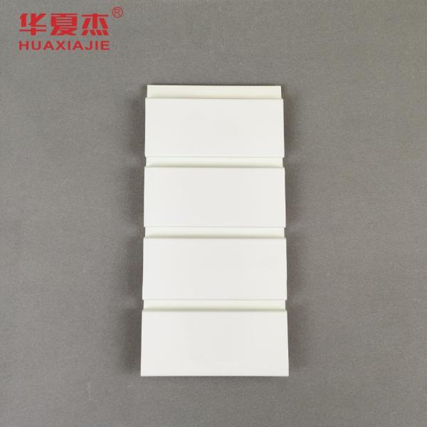 Material interno branco da decoração da parede da garagem do Pvc do painel de parede da veneziana do Pvc