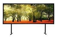 La poudre noire a enduit le format de l'image 10/15 de cm d'écran de projecteur de cadre fixe