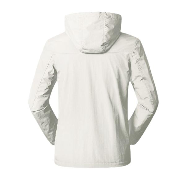 Thick Custom Safari Zip Up Jacket Dyed Windbreaker Jacket Woven Tactical Mens Jacket Coat
