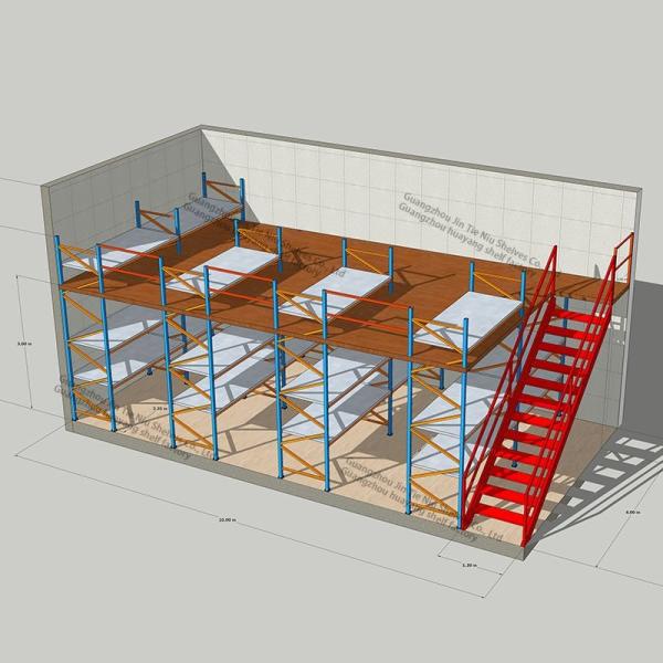 ISO9001 Structural Mezzanines Rack 2.5T Store Racking System For Furniture