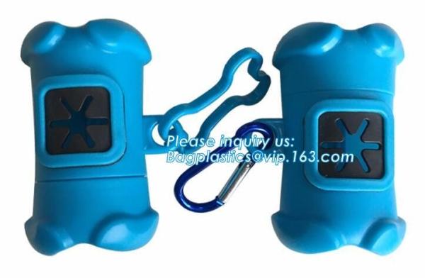Wholesale Pet Waste Bag Bone dispense Printing Environmental Protection Portability Dog Waste Bag, bagplastics. bagease