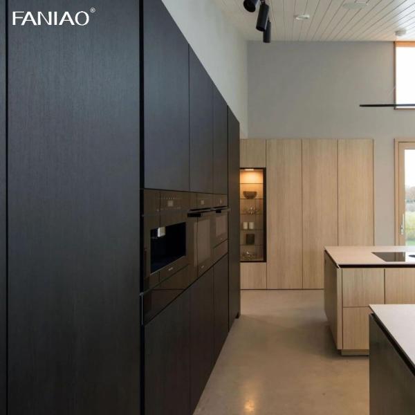 Кухонные шкафы для продажи Современные меламинные кухонные шкафы набора модульные стеновые кухонные шкафы с островом