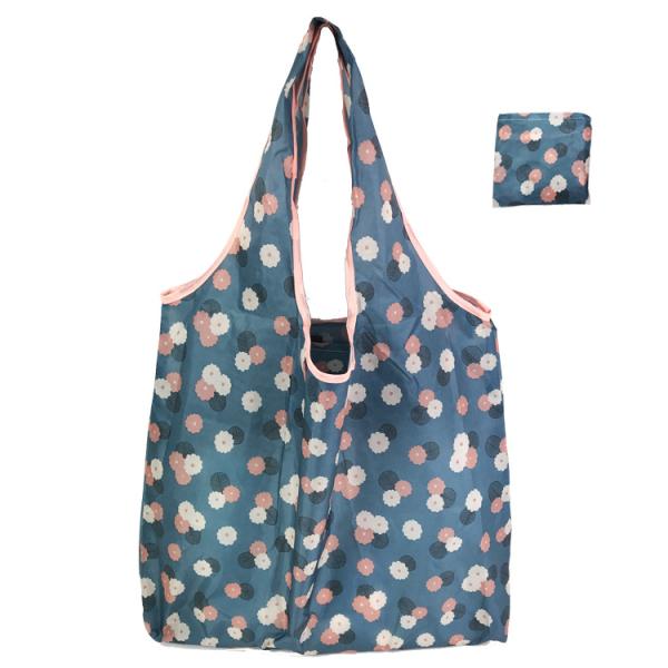 Amazon hot selling Reusable Grocery Tote Bags Eco Friendly handbags Large Heavy Duty Machine Washable Ripstop Nylon bag