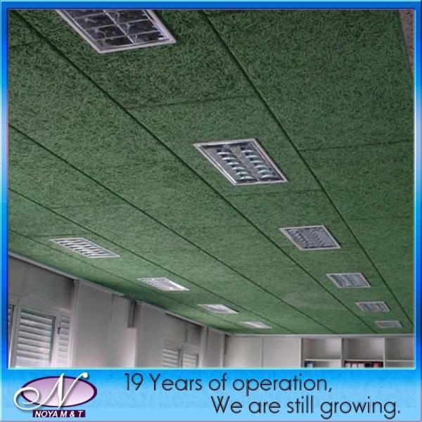 Ceiling Acoustic Mineral Fiber Board Fireproof Wood Wool Acoustic Ceiling