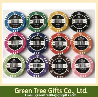 Different Colors& Design 11.5g Dice Poker Chip/ 14g Clay Poker Chip