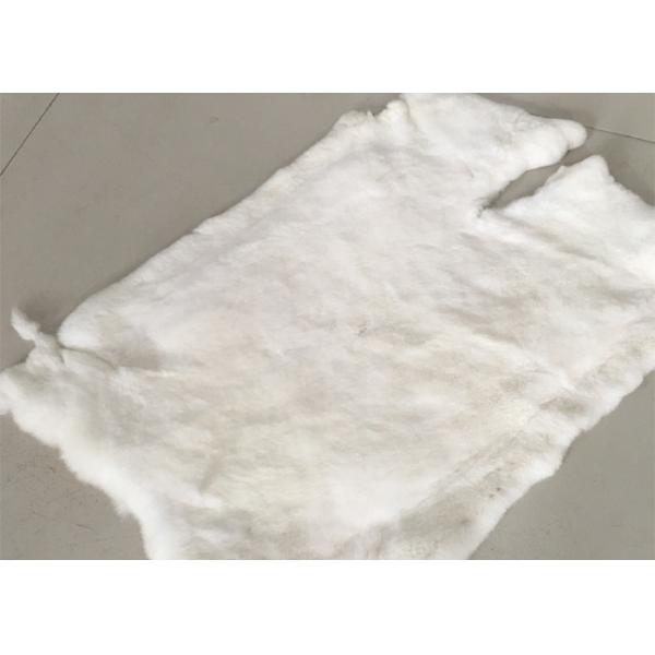 la piel teñida lisa del conejo de los 30*40cm lanza cómodo caliente para la ropa del invierno