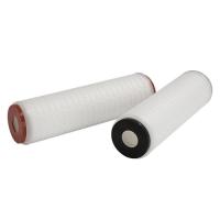 10 polegadas de comprimento de polipropileno material de filtro plissado PP com tampas de ponta