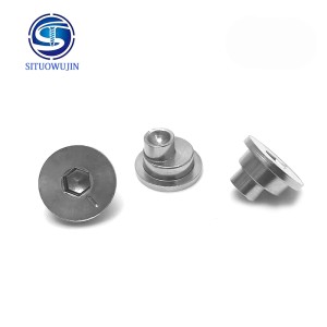 Eccentric Hexagonal Rivets Flat Head Sliding Support Connecting Construction Hardware