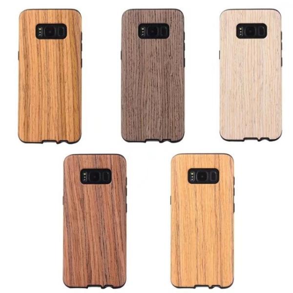 Hot selling for samsung galaxy S8 S8plus nature wooden TPU phone case