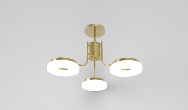 2018 36W/48W simple style led suspendant lighting 3 lights led chandelier
