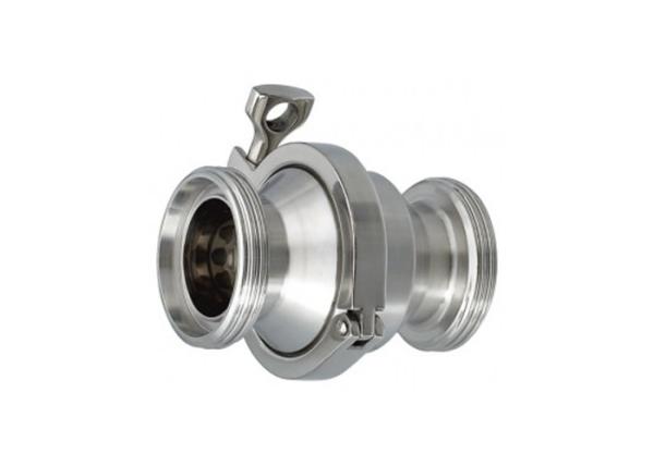 AISI 316L 304 Stainless Steel Sanitary Valves Male / Female Threaded Check Valve