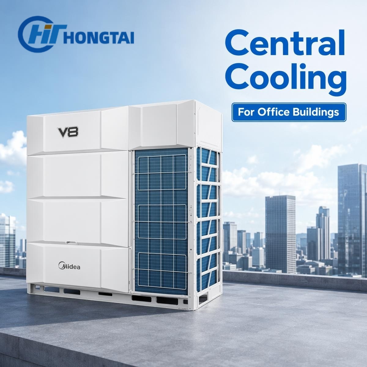 Midea V8 Pro VRF System Fast Installation for Large Commercial HVAC Projects Engineered for Contractors Install Faster Commission Quicker Deliver Projects On Time