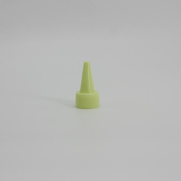 Plástico ilumine - a garrafa de empacotamento verde 24mm Flip Top Cap