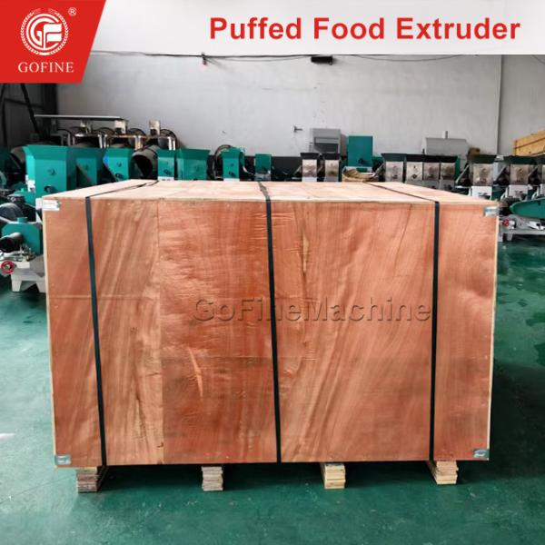 Double Screw Corn Puffs Snacks Processing Machine Food Extruder Manufacturers