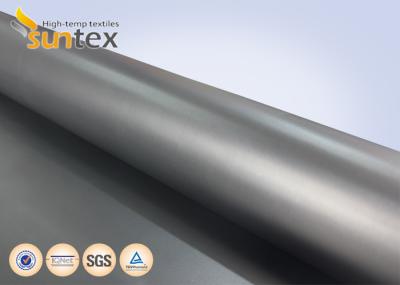 Pano de vidro revestido do neopreno preto para o material flexível da impermeabilização do tempo do conector