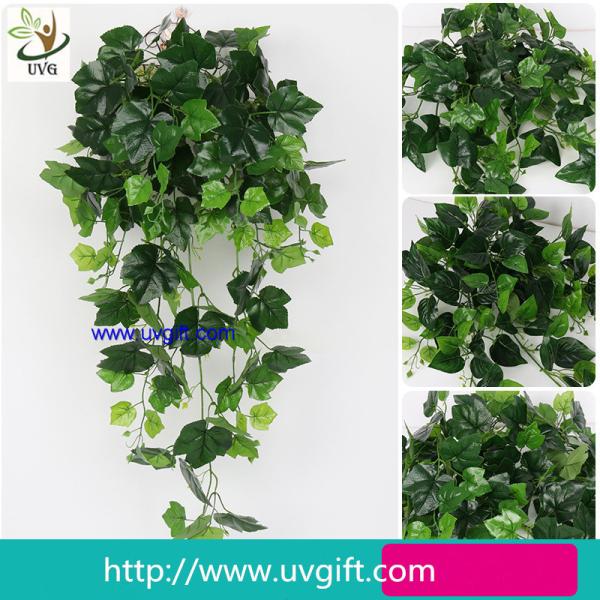 UVG interior decoration 1 meter green hanging faux ivy with plastic vine leaves for sale CHP01
