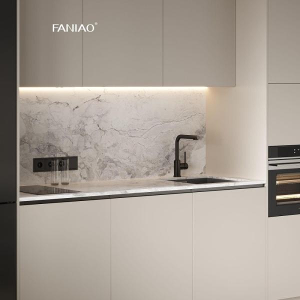 Модульные деревянные шкафы для кухни для квартир Все в одном шкафы Кухонная мебель Производитель