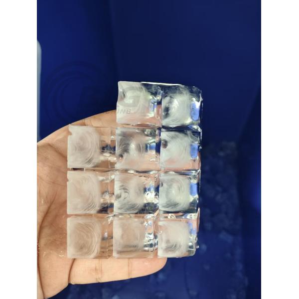 BLGC Commercial Stainless Steel High-Capacity Ice Cream Machine 500kg/Day Automatic Crystal Ice Cube Maker Water As Raw Material