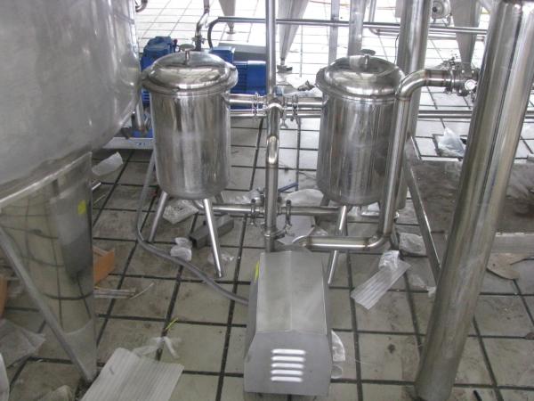 Food Sanitary 3000L/H Milk Duplex Filter with Technology and SS304 Material