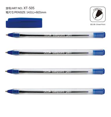 office writing pen, office cap ball pen, 1400 meters writing length,black or blue ink