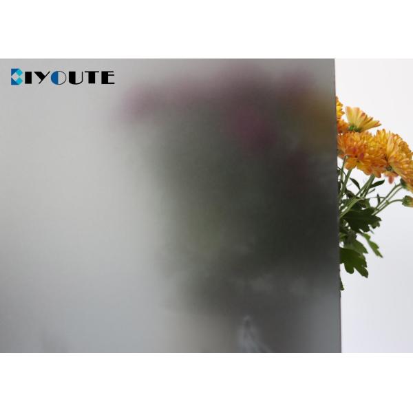 Low-Iron Satin Acid Etched Glass For Architecture