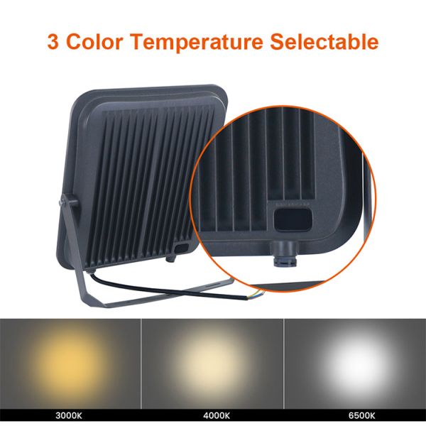 KCD OEM Security Flood Lamp with Motion Sensor IP65 Waterproof 50000 Hours Lifespan LED Outdoor Flood Light