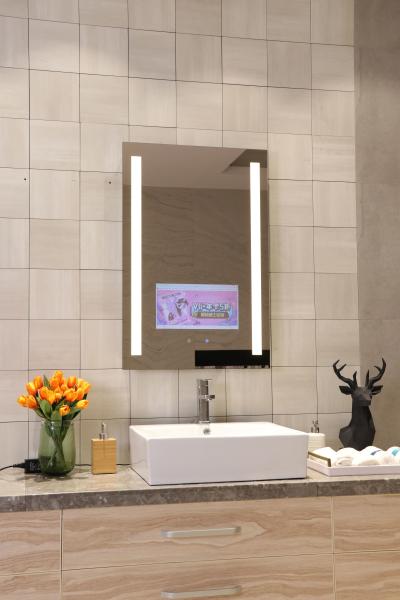Soins de beauté personnels Smart LED Rétroviseur rétroéclairé avec téléviseur intégré et haut-parleur Bluetooth