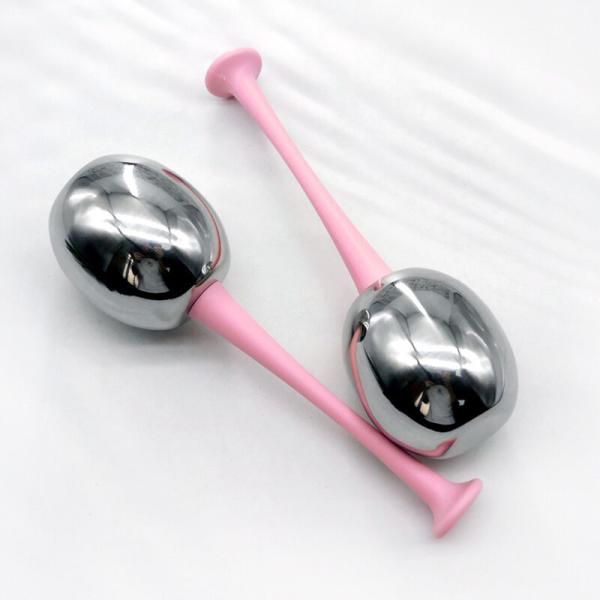 Customized Logo Availabled Stainless Steel Ice Face Globes for Women Face Eyes Beauty Cryo Sticks Roller Gua Sha Freeze Tools