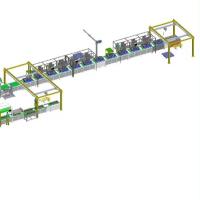 Ligne d'assemblage automatisée de batteries au lithium pour les batteries des véhicules électriques