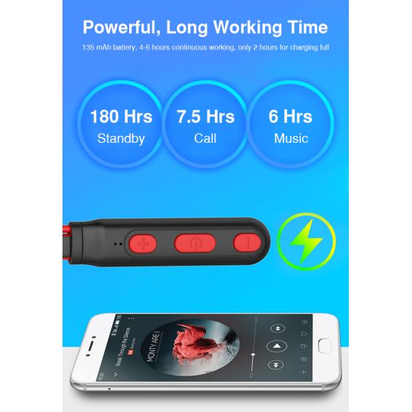 Bluetooth Earphone Headphone Sport Wireless Headphones IPX5 Waterproof Wireless Earphones Headset with mic for Phone