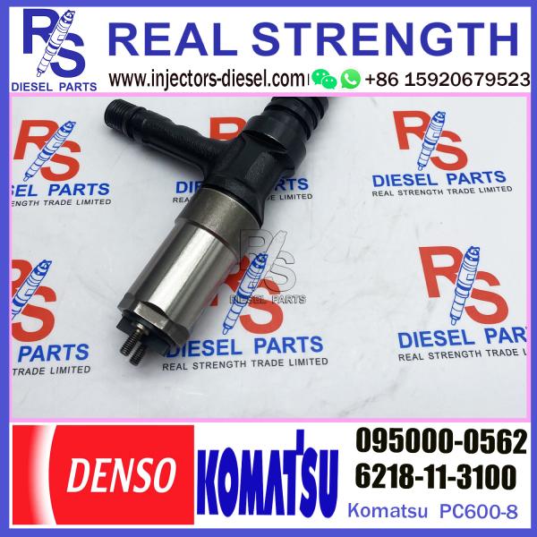 PC600-8 Komatsu Fuel Injectors SAA6D140E 6218-11-3101 6218-11-3110 6218-11-3100