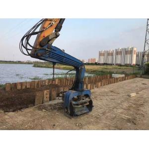 Heavy-Duty Hydraulic Pile Driver: Ideal for Riverbank and Canal Projects