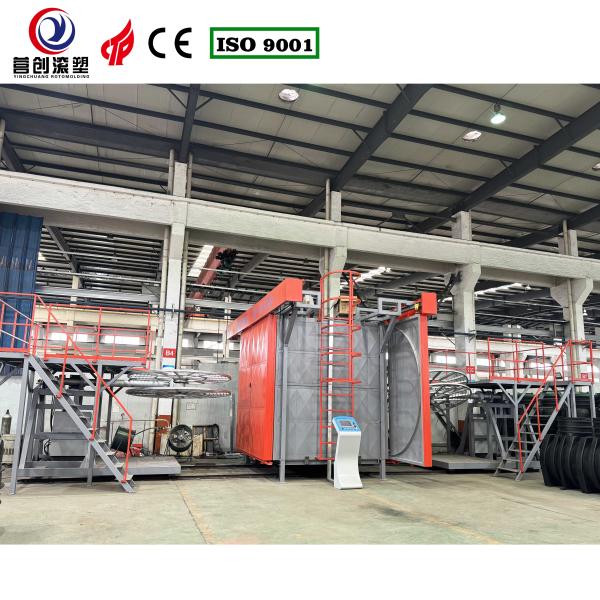 PLC Automatic Shuttle Rotomolding Machine With 220/380/440V Voltage