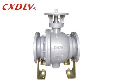 Gás de óleo natural montado eixo Firesafe da válvula de bola do aço carbono com extremidades da flange