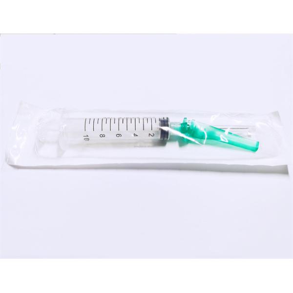 Sterile Medical Disposable Safety Syringe With Safety Needle 16G-30G FDA51K