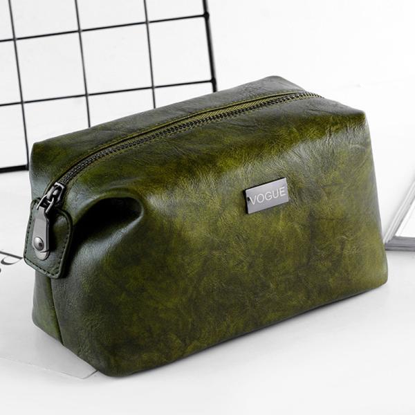 Shaving Bag Toiletry Organizer PU Cosmetic Makeup Bag For Women