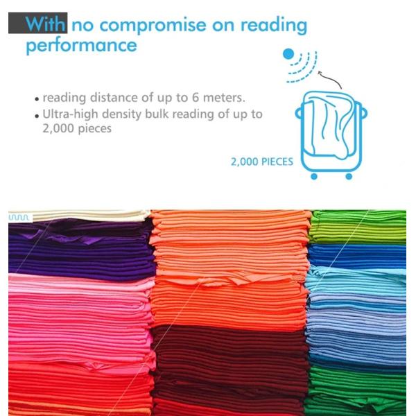 Washable Flexible Heat Resistance UHF RFID Tag Long Rance RFID Silicone Laundry Tags