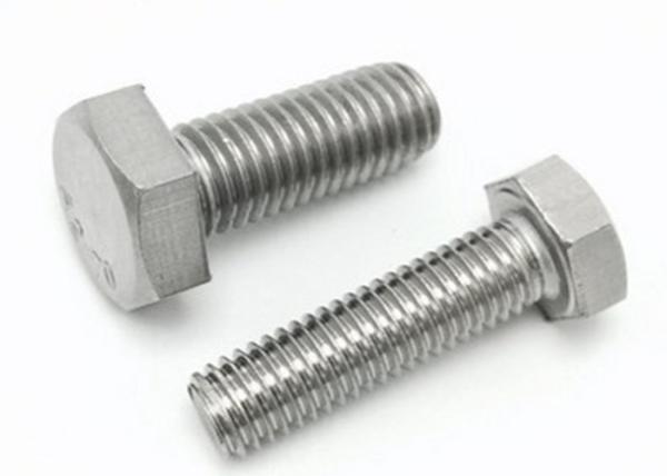 Stainless Steel SS316L M10 9/16 Inch Hexagon Bolt Polished Finish Corrosion-Resistant for Chemical Industry