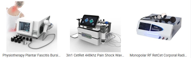 4 Handles ED Therapy Improve Wrinkles 448KHz CET RET Vacuum EMS Physicaltherapy Shockwave Device