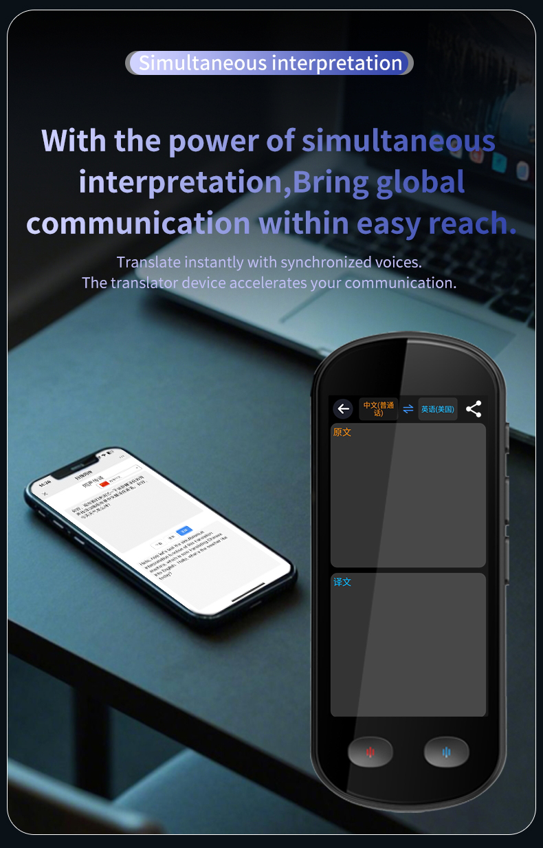 ChatGPT Language Translator Device Two Way Translation 142 Languages Online Offline Translation