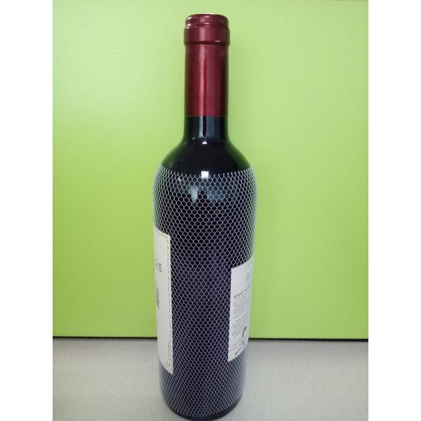 La botella protectora blanca del licor de la malla del PE envuelve el polietileno suave reutilizable de 80 mallas